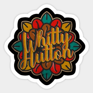 Whitty Hutton Sticker